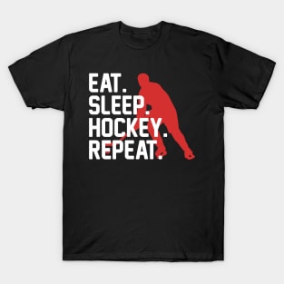 Eat Sleep Hockey Repeat T-Shirt